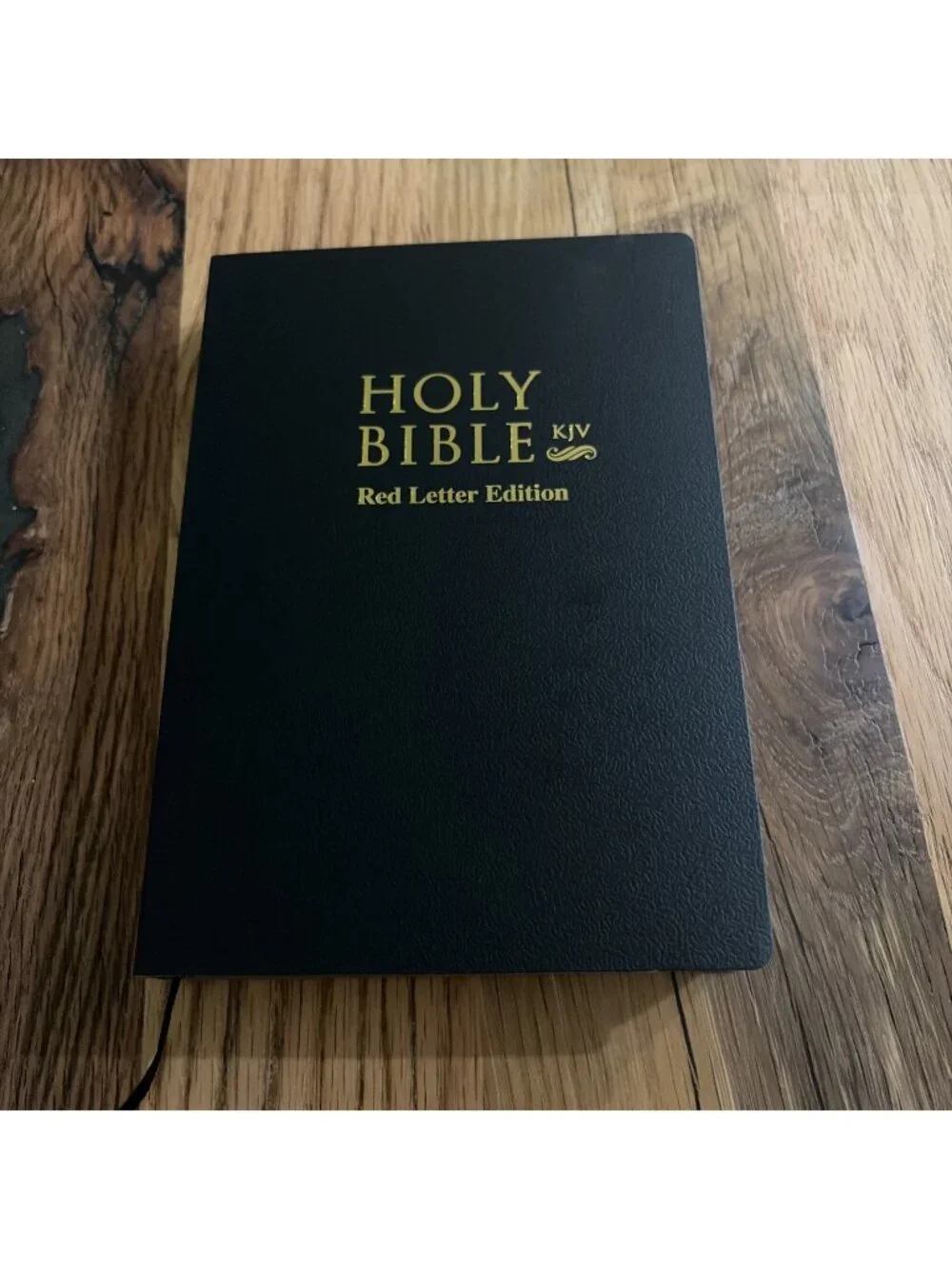 Holy Bible King James Version Old + New Testament Black, Red Letter Edition NEW!